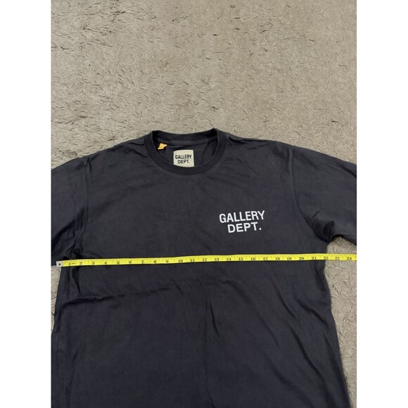 Gallery Dept. Grey white logo T-Shirt Size Medium - Picture 3 of 7
